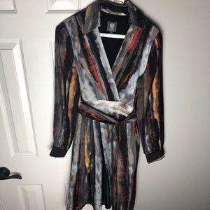 Long sleeve women’s belted Dress Size 6